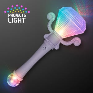 Light Up Jewel Gem Scepter LED Wand