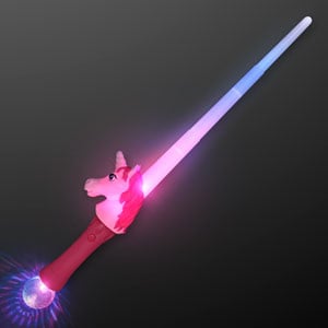 30" Unicorn Magic Ball Sword Kids LED Toys Light-Up Flashing Lights 
