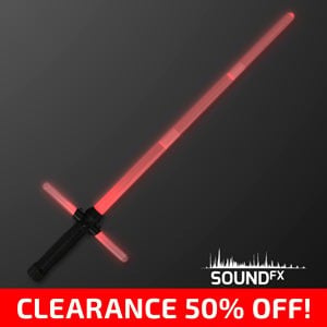 CLEARANCE: Expanding Red Cross Saber with Sound - All Sales Final!