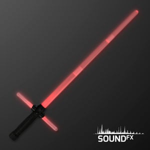 LED Red Cross Saber with Sound, Expandable