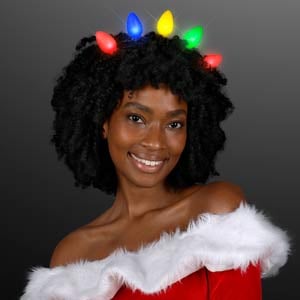 Light Up Christmas Bulbs Headband