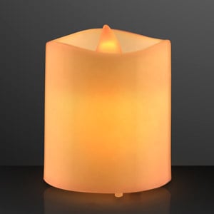 LED Mini Pillar Candles, Tall Tealights