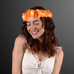 Orange LED Value Flower Crowns