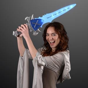 Blue LED Plixer Jumbo Sword Toy