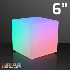 6" Mid-Size Light Cube, Remote Controlled Decor