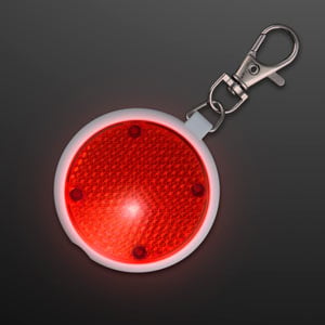 Red Safety Blinkers, Keychain Flashlight