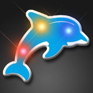 Light Up Fiber Optic Dolphin Flashing Wand 