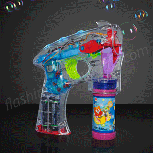 LED Fun Bubble Gun