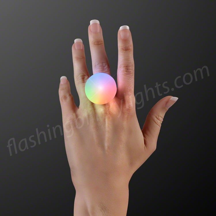 2/4x LED Light up Finger Thumbs Light Multi Color Magic Prop Party Bar Show Lamp 