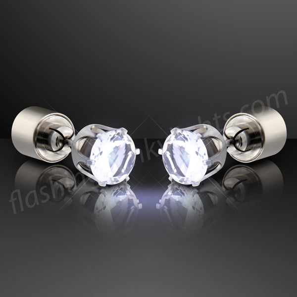 Simulated Diamond Star Stud Earrings Sterling Silver – L.F.J