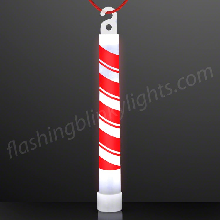 Light Up Christmas Candy Cane Glow Stick Flashingblinkylights - glowing star necklace 1000 roblox