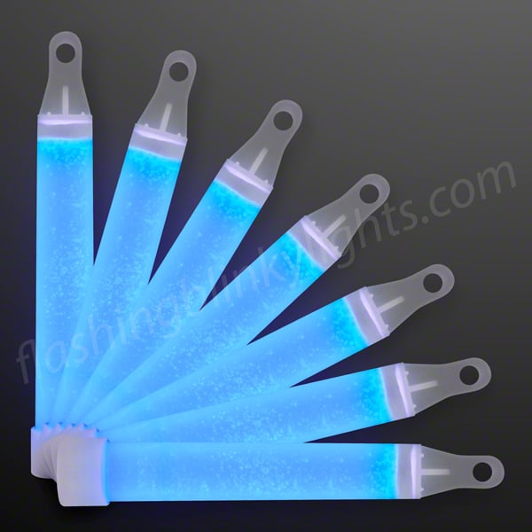 Blue 6" 25 Pcs Glow Sticks Bulk Wholesale Industrial Grade Blue Light Sticks 