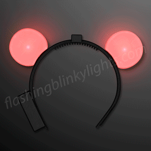 Light Up LED Multicolor Mouse Ears