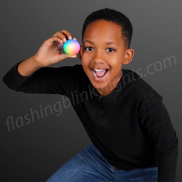 LED Impact Activated Bouncy Ball 