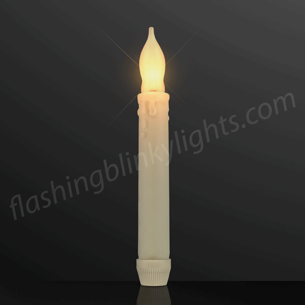 kost bønner tilgivet Flickering LED Light Up Taper Candles | FlashingBlinkyLights