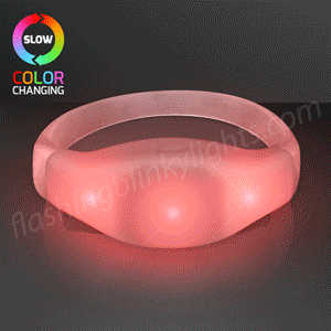 Stretchy Light Bracelets, Slow Color Change LED