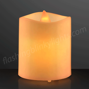 LED Mini Pillar Candles, Tall Tealights