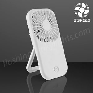 White Fan with Kickstand