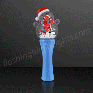 Cute Snowman Light Toy, Deluxe Spin Wand